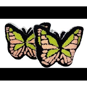 Teen Home Butterfly Decorative Pillow Set Of 2 - 18" X 17" Colorful Accent - NWT